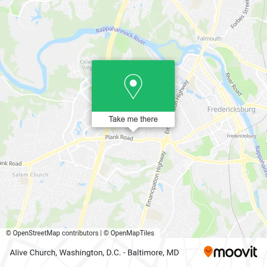 Alive Church map