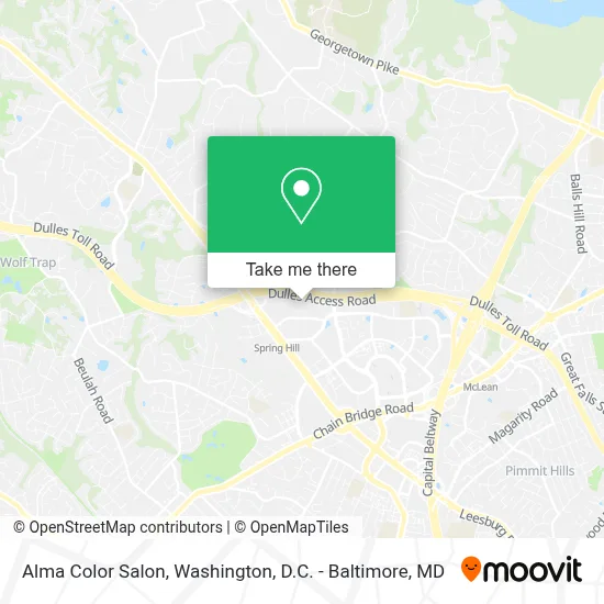Alma Color Salon map