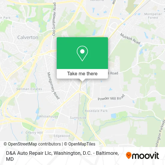 D&A Auto Repair Llc map