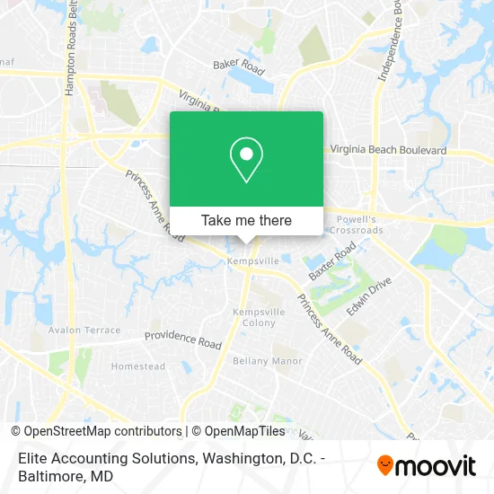 Elite Accounting Solutions map