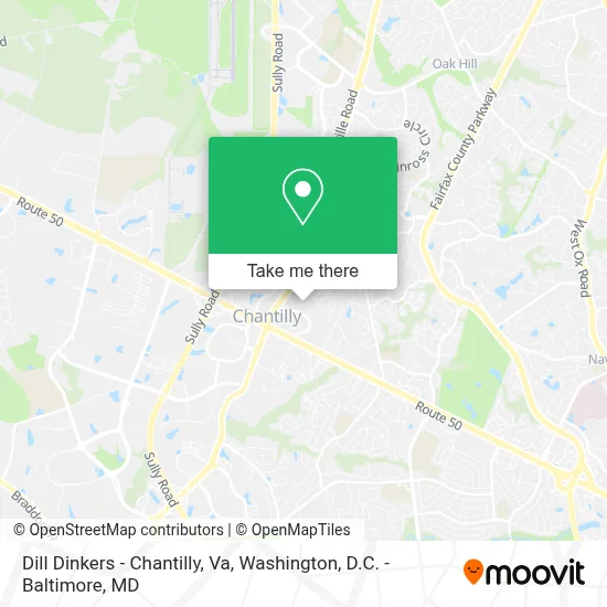 Dill Dinkers - Chantilly, Va map