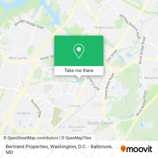 Bertrand Properties map