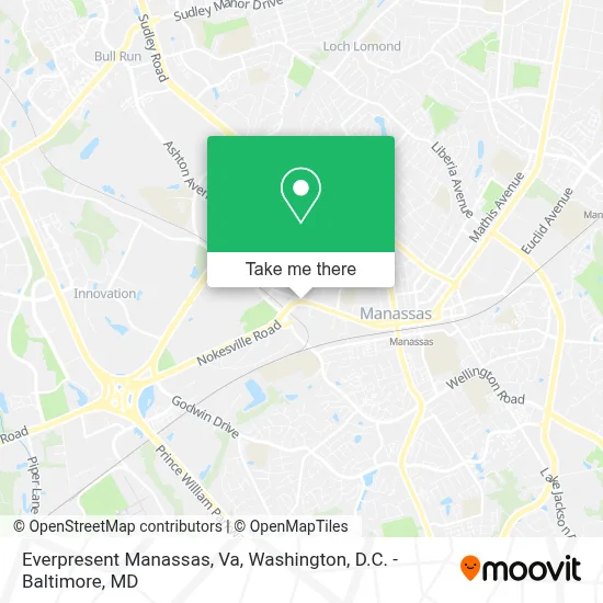 Everpresent Manassas, Va map