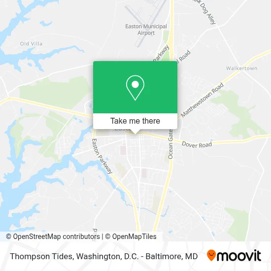 Thompson Tides map