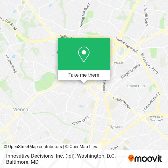 Innovative Decisions, Inc. (Idi) map
