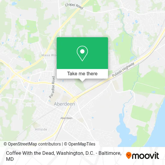 Coffee With the Dead map