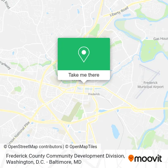Frederick County Community Development Division map