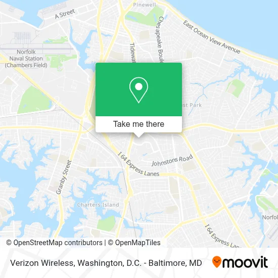 Verizon Wireless map
