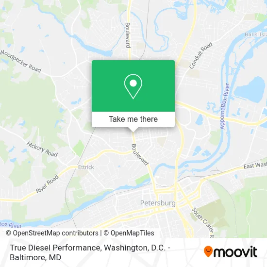 True Diesel Performance map