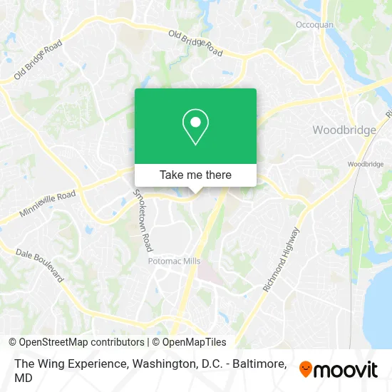 The Wing Experience map