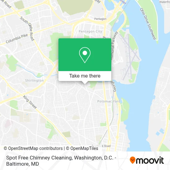 Spot Free Chimney Cleaning map