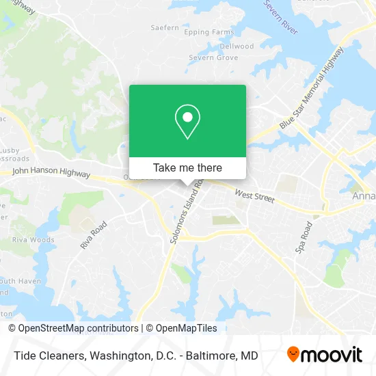 Tide Cleaners map