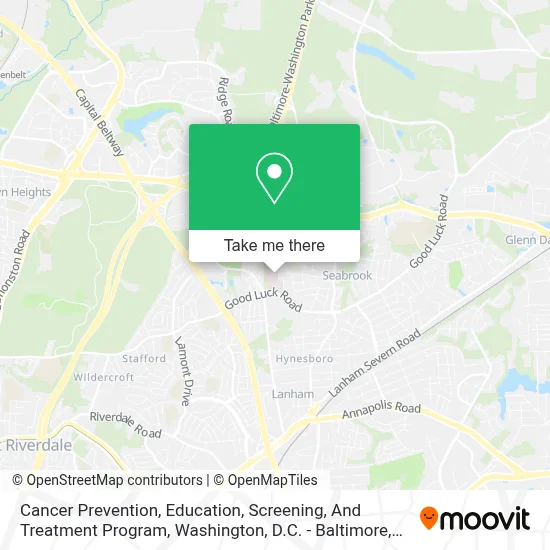 Cancer Prevention, Education, Screening, And Treatment Program map