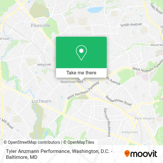 Tyler Anzmann Performance map