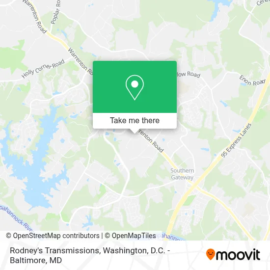 Rodney's Transmissions map