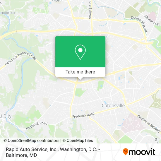 Rapid Auto Service, Inc. map