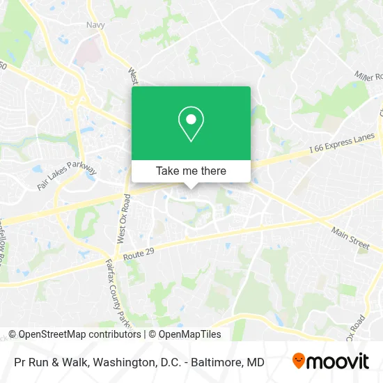 Pr Run & Walk map