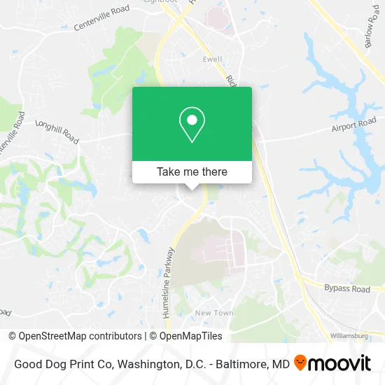 Good Dog Print Co map