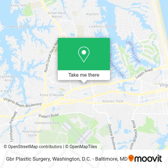 Gbr Plastic Surgery map