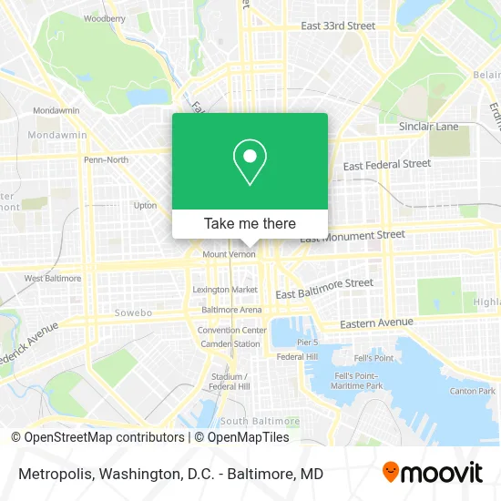 Metropolis map