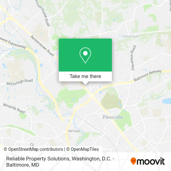 Reliable Property Solutions map