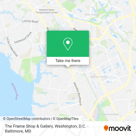 The Frame Shop & Gallery map