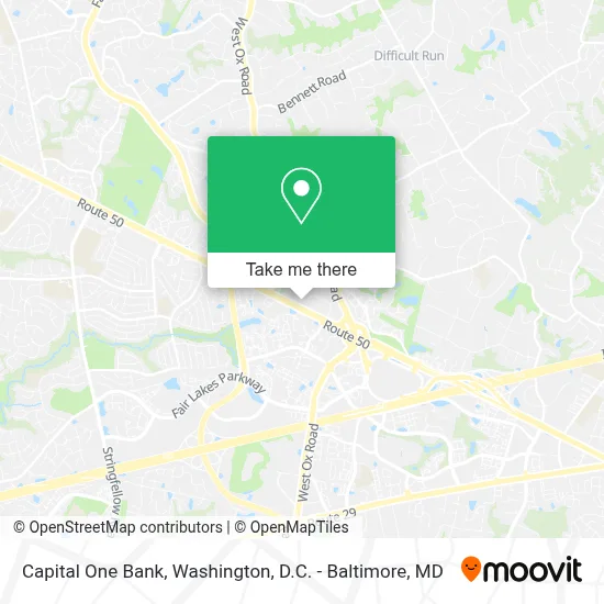 Capital One Bank map