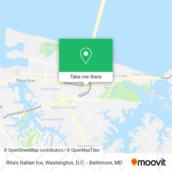 Rita's Italian Ice map