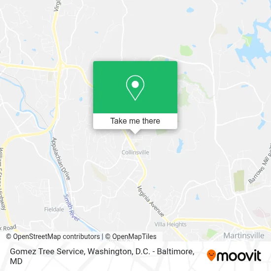 Gomez Tree Service map