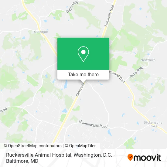 Ruckersville Animal Hospital map