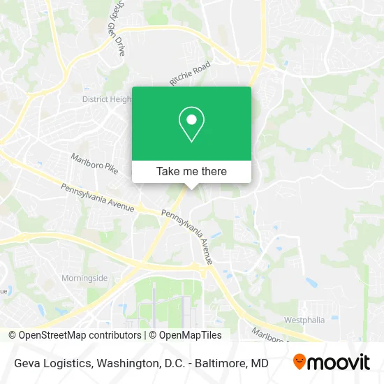 Geva Logistics map