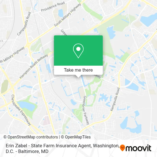 Erin Zabel - State Farm Insurance Agent map