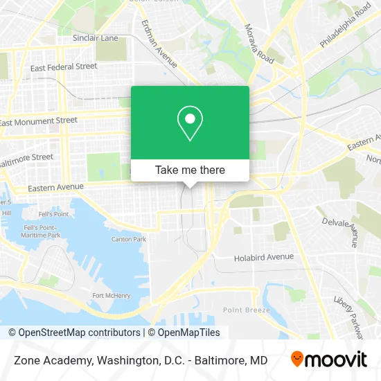 Zone Academy map