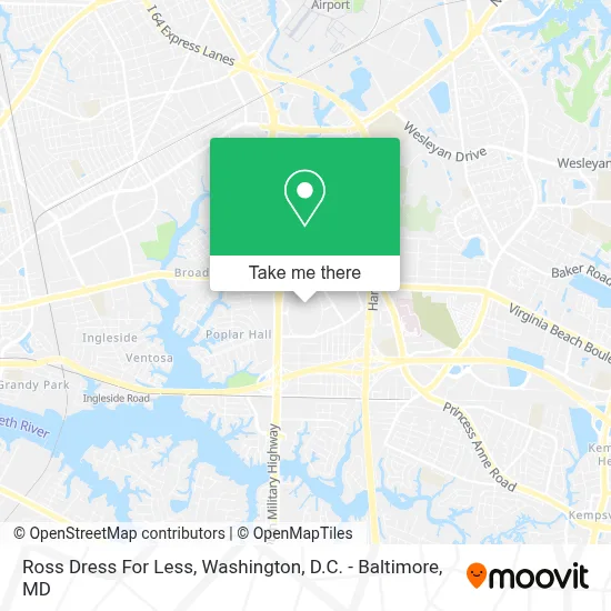 Ross Dress For Less map