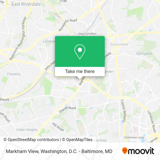 Markham View map
