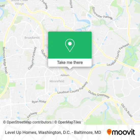 Level Up Homes map