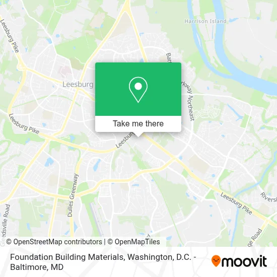Foundation Building Materials map