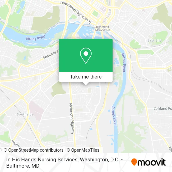 In His Hands Nursing Services map
