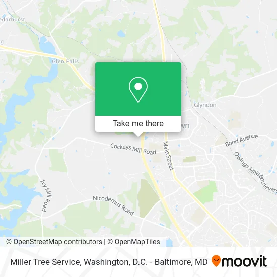 Miller Tree Service map