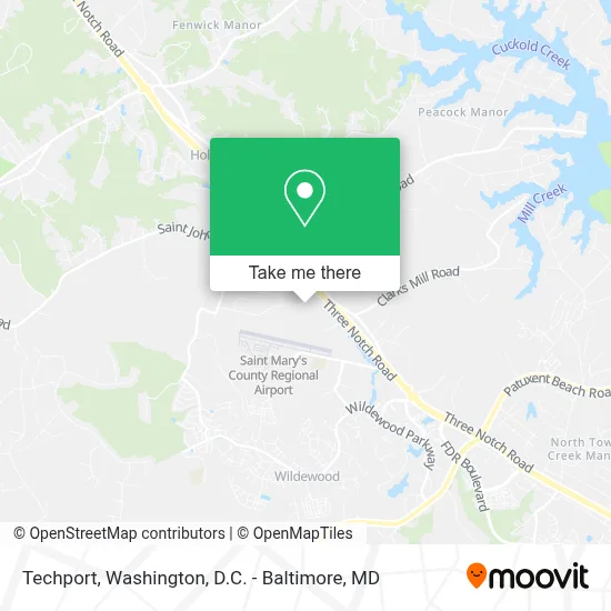 Techport map