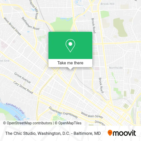 The Chic Studio map