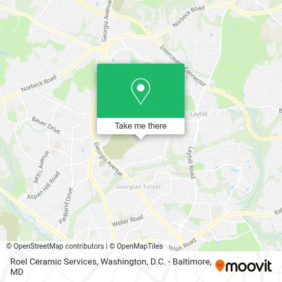 Roel Ceramic Services map