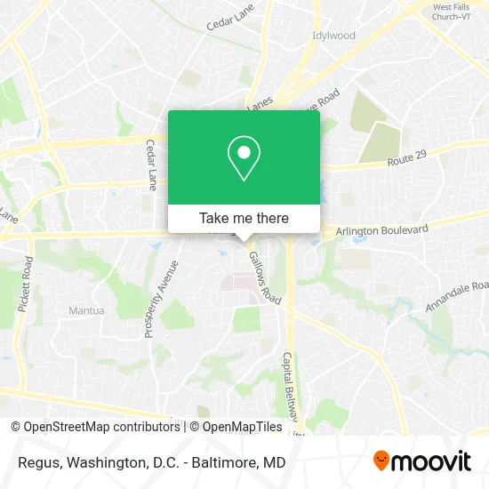 Regus map
