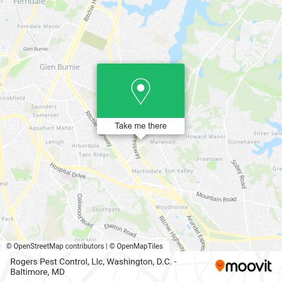 Rogers Pest Control, Llc map