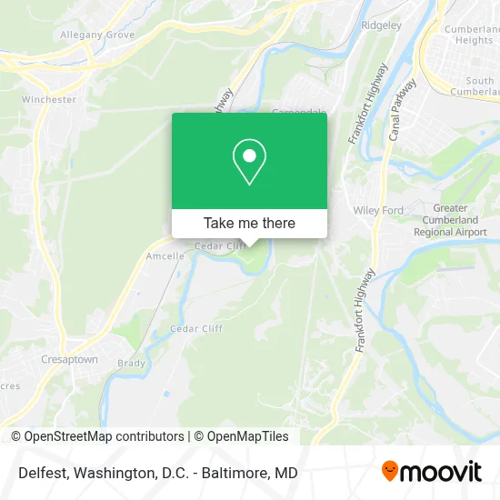 Delfest map