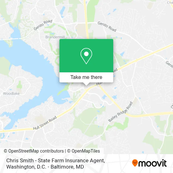 Chris Smith - State Farm Insurance Agent map