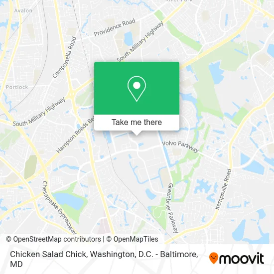 Chicken Salad Chick map