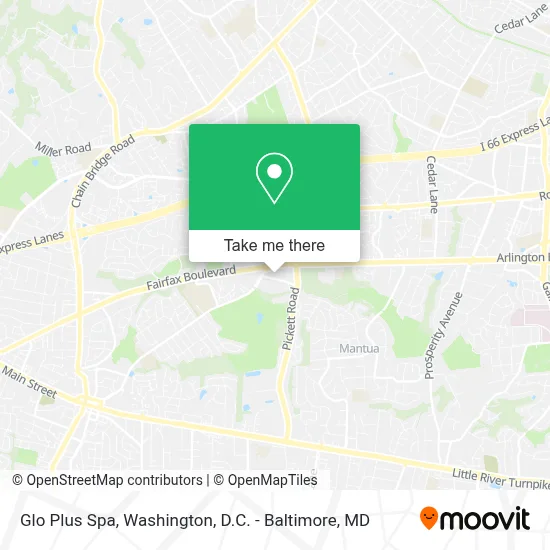 Glo Plus Spa map