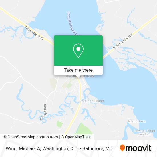 Wind, Michael A map