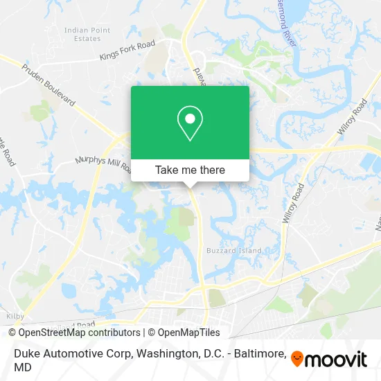 Duke Automotive Corp map